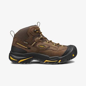 KEEN Braddock Mid - Hnede Nepremokave Topanky Panske, K0014SK